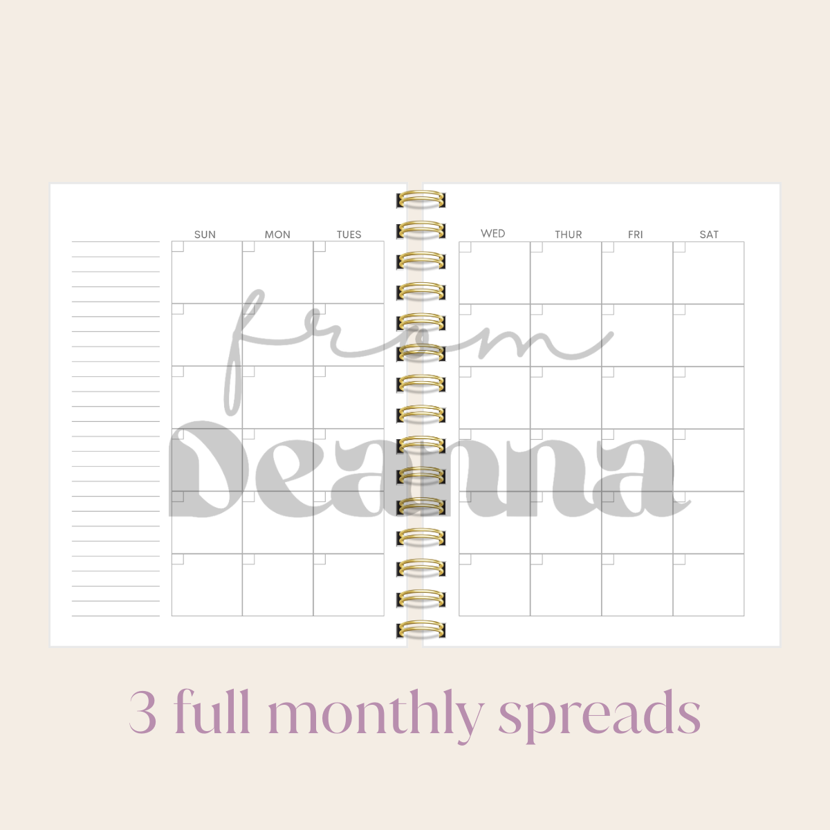 Daily Reflection Planner - 4 Months