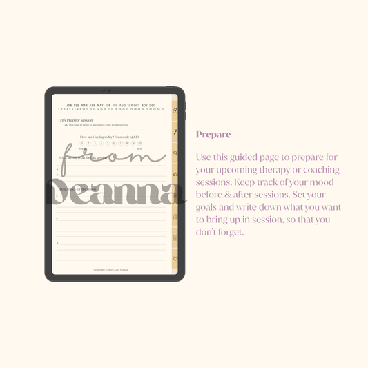 DIGITAL - Inner Canvas: Guided Therapy Companion Journal