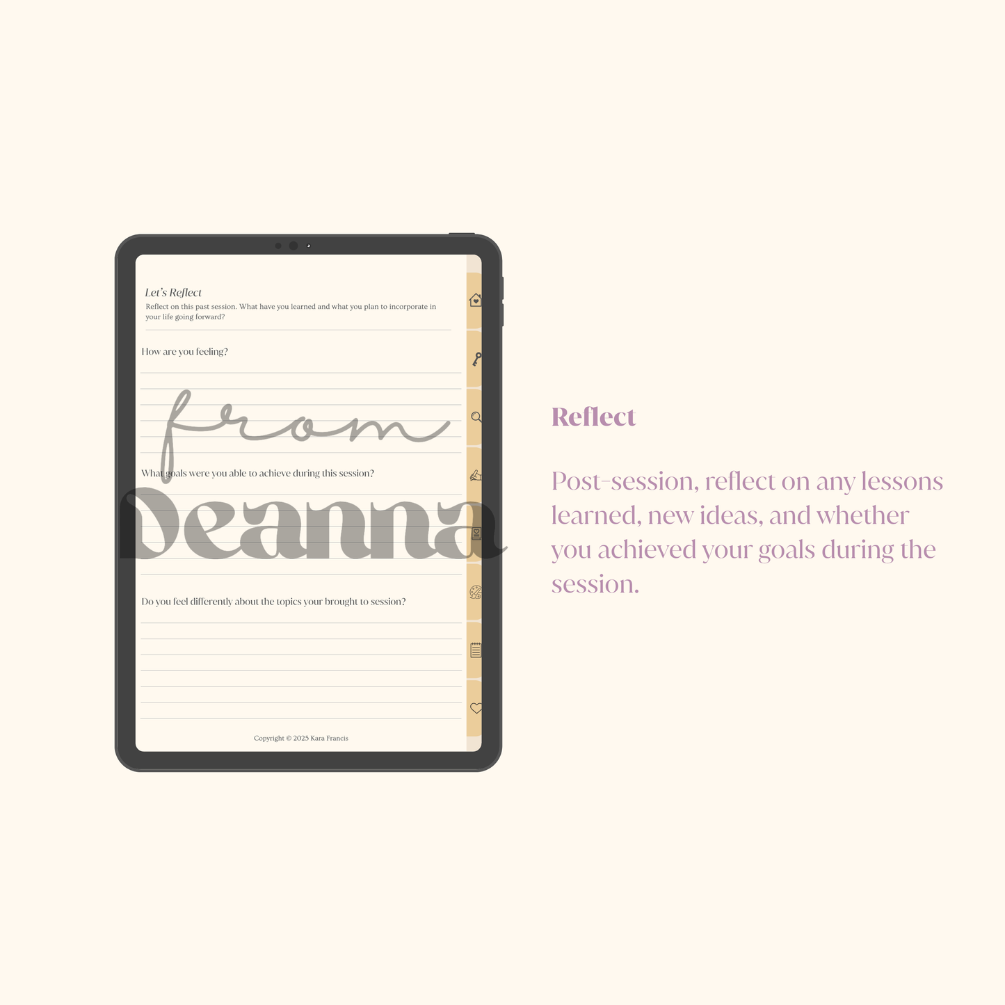 DIGITAL - Inner Canvas: Guided Therapy Companion Journal