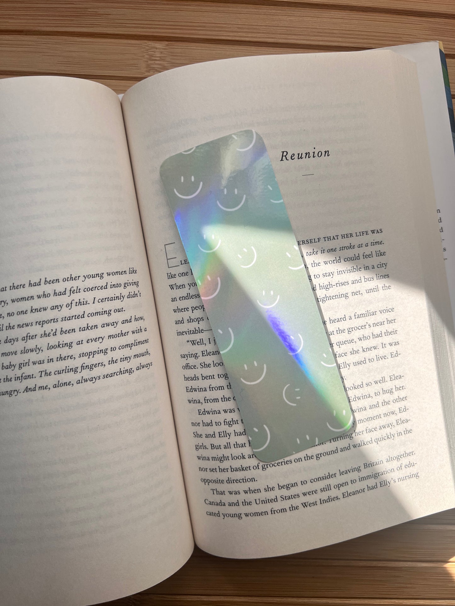 Sage Smiles Holographic Bookmark