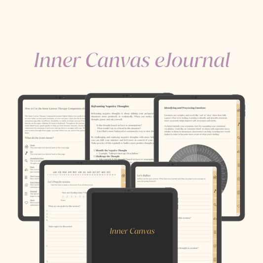 DIGITAL - Inner Canvas: Guided Therapy Companion Journal