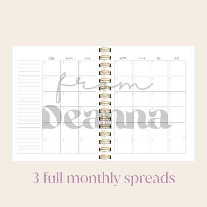 Daily Reflection Planner - 4 Months